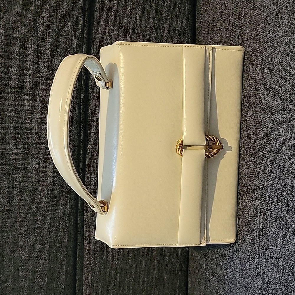 Vintage 1950s Cream Original By Caprice Handbag